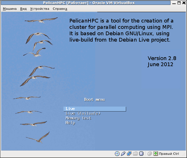 PelicanHPC [Работает] - Oracle VM VirtualBox_001.png